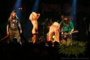Full frontal nudity on stage during a Russian thrash metal band performance