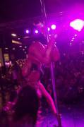 Veronica Rodriguez working the pole at Exxxotica