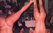 Saggy titty strippers at 80s bachelor party [xpost /r/Saggy]