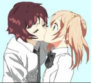 Surprise kiss! [Katawa Shoujo]