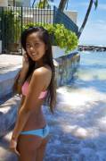 Asian cheeky bikini