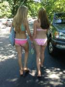 Two Barefoot in Pink