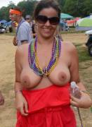 Wearing that type of top makes it much easier to earn your beads.