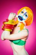 Clown girl bondage