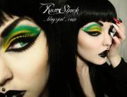 Rose Shock, green and black