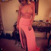 Rita Ora Pink Seethrough