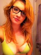 Redhead with Glasses Selfshot