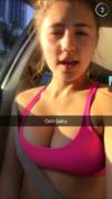 Can I get a request for Lia Marie Johnson's latest snapchat?