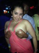Internet Slut Nancy Miami Flashing Her Tits