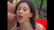 Sibel Kekilli (Shae from Game of Thrones) with cum on tongue