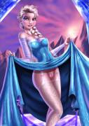 Elsa beats Anna (NSFW)