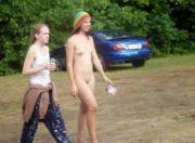 nude for the music festival