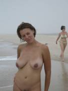 naked at the beach