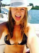 Boat selfie (Cross post /r/happygirls)