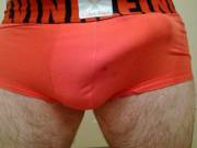 Got some new underwear that I think makes my cock look pretty good... What do you guys think?