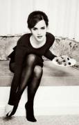 Emma Watson in Black Pantyhose