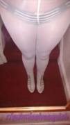 My white pantyhose