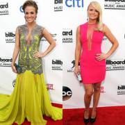 Carrie Underwood and Miranda Lambert at the Billboard music awards