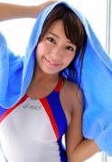 Rina Hashimoto - white swimsuit