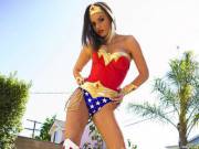 Tori Black as Wonder Woman and Catwoman! Lots of pics :)