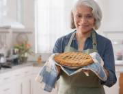 This elderly lady insist you to taste her moist pie and take that grin off her face once and for all (NSFW)