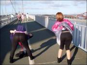 Cheeky on a Bridge