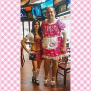 Hello Kitty Sissy Maid Out and About at the Cleveland Tilted Kilt