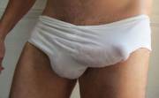 Wet white undies