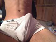 Bulge in white [X-post /r/boxershorts]