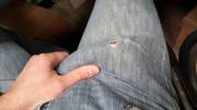 Guess I need some new jeans.
