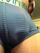 Stripes cant hide the bulge