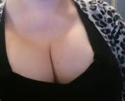 Bored at my desk. Have some boobs.