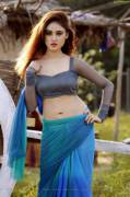 Sony Charista - Another hot [PIC] in blue saree