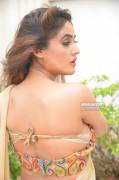 Sony Charista - Hot back and sideboob in saree [PIC]