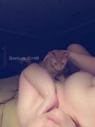 [pics]. Just trying to be sensual and stuff, when my kitty wants some attention.... Lol. Happy Friday!! ^.^
