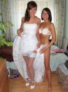 Naughty bride and maid of honor
