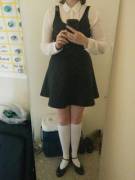 This outfit makes me feel little and confident c: