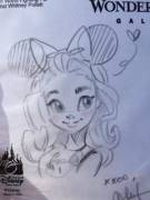 Whitney Pollet drew me at Disney World. &lt;3