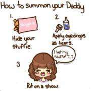 How to summon Daddy.