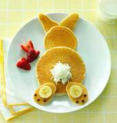 Found on the front page: Bunny butt pancakes for Easter!