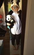 Daddy knows how much I love pandas... look at what just came in the mail!