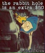 Alice says the Rabbit hole will cost you an extra โ.