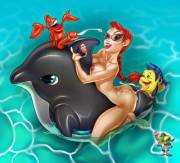 Ariel's pool party (RandyAlien)
