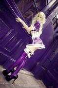 Shiny purple maid