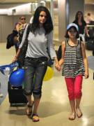 Selena Gomez at the airport