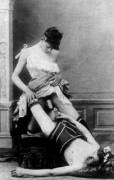 ~Mid 1800 Victorian She-Male Erotica. Homosexual males in drag, Pornography. Not sure if they are transgender or just enjoy beautiful Victorian gowns, but they are beautiful! (4 images) 