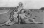 1920’s risqué girls at the beach