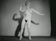 topless burlesque dancer