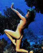 Samantha Bond, from David Pilosoff’s 1977 underwater photography book Samantha.