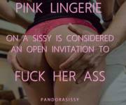 Being a sissy is an open invitation